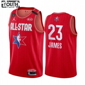 Dres NBA Los Angeles Lakers LeBron James 23 2020 All-Star Jordan Brand Crvena Swingman - Dječji